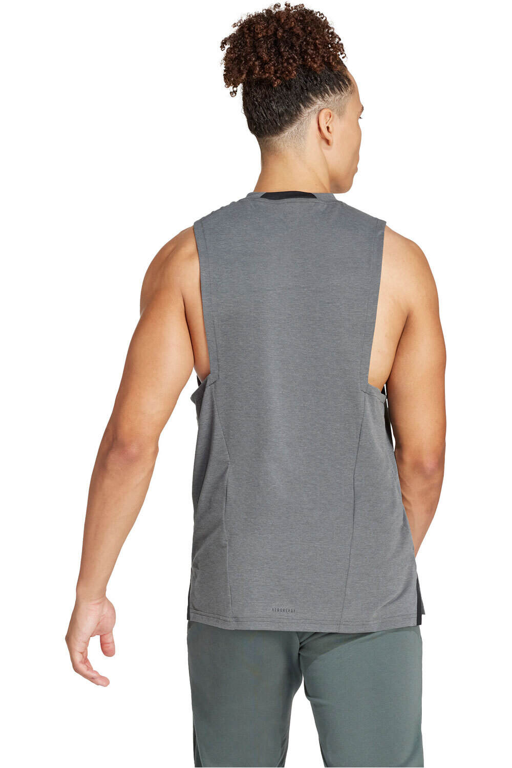 adidas camiseta tirantes fitness hombre D4T TANK vista trasera