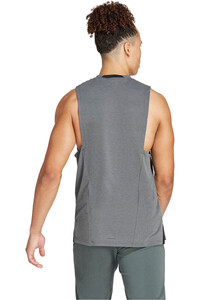 adidas camiseta tirantes fitness hombre D4T TANK vista trasera