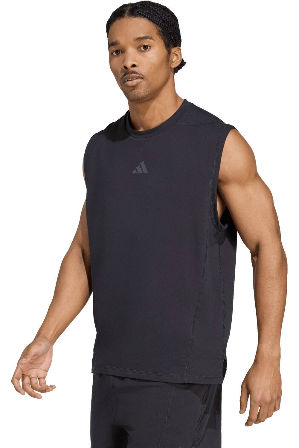 adidas camiseta tirantes fitness hombre D4T X SL vista frontal
