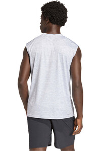 adidas camiseta tirantes fitness hombre ESSENTIALS BRANDLOVE vista trasera
