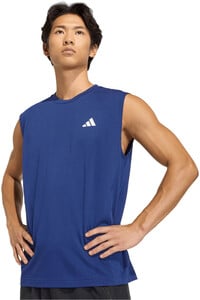 adidas camiseta tirantes fitness hombre FEELREADY vista detalle