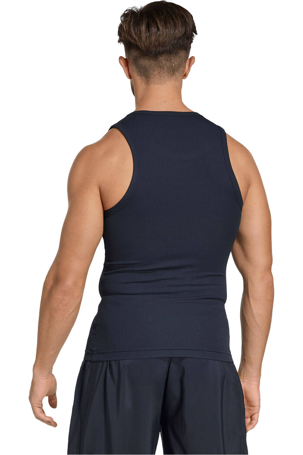 adidas camiseta tirantes fitness hombre PRIMELIFT ESSENTIALS vista trasera