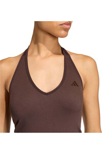 adidas camiseta tirantes fitness mujer ESCOTE HALTER vista detalle