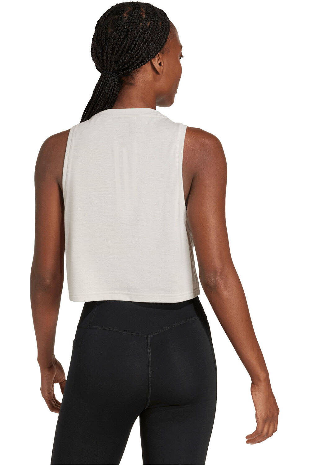 adidas camiseta tirantes fitness mujer ESSENTIALS BOXY WORKOUT vista trasera