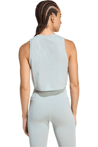 adidas camiseta tirantes fitness mujer ESSENTIALS BOXY WORKOUT vista trasera