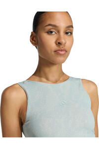 adidas camiseta tirantes fitness mujer ESTAMPADA SIN MANGAS PUREMOTION vista detalle