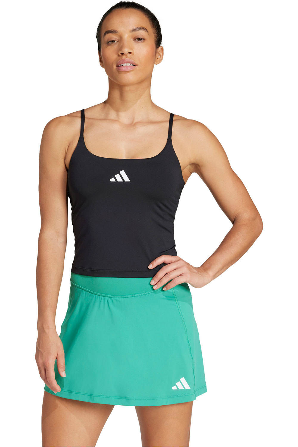 adidas camiseta tirantes fitness mujer OPTIME LS TANK vista frontal