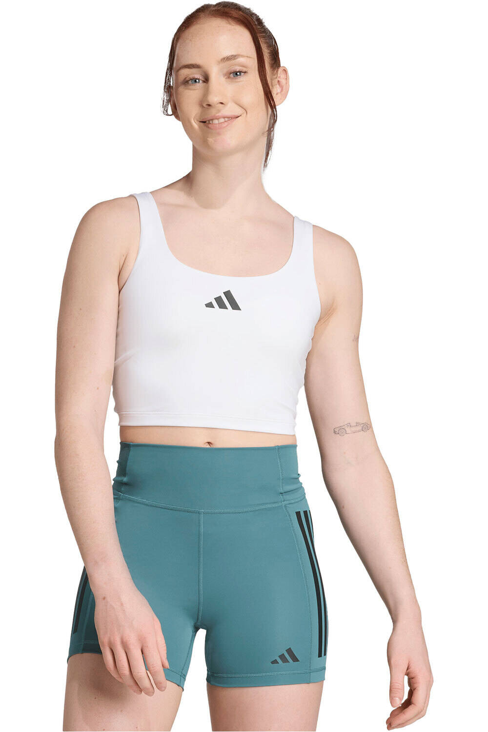 adidas camiseta tirantes fitness mujer POWER LIGHT SUPPORT vista frontal