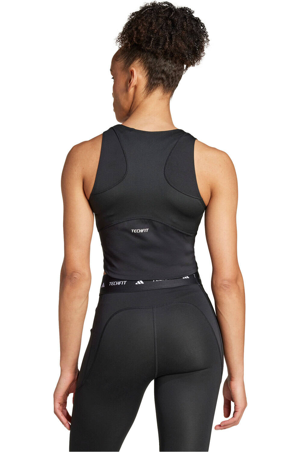 adidas camiseta tirantes fitness mujer TF CROP TK vista trasera