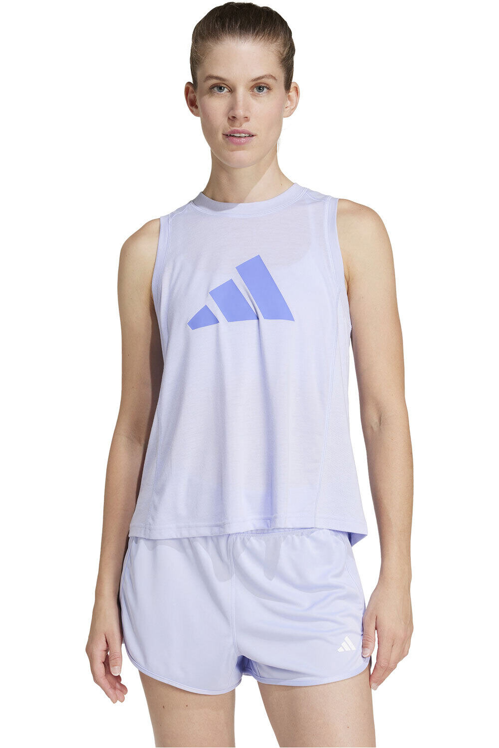 adidas camiseta tirantes fitness mujer TR-ES LOGO TK vista frontal
