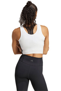 adidas camiseta tirantes fitness mujer TRAIN ESSENTIALS CROP vista trasera