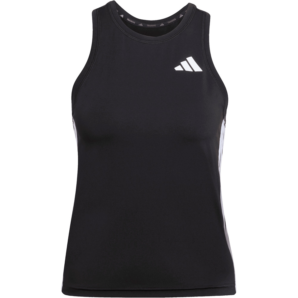 adidas camiseta tirantes fitness mujer TRAIN ESSENTIALS WORKOUT 3 BANDAS 04