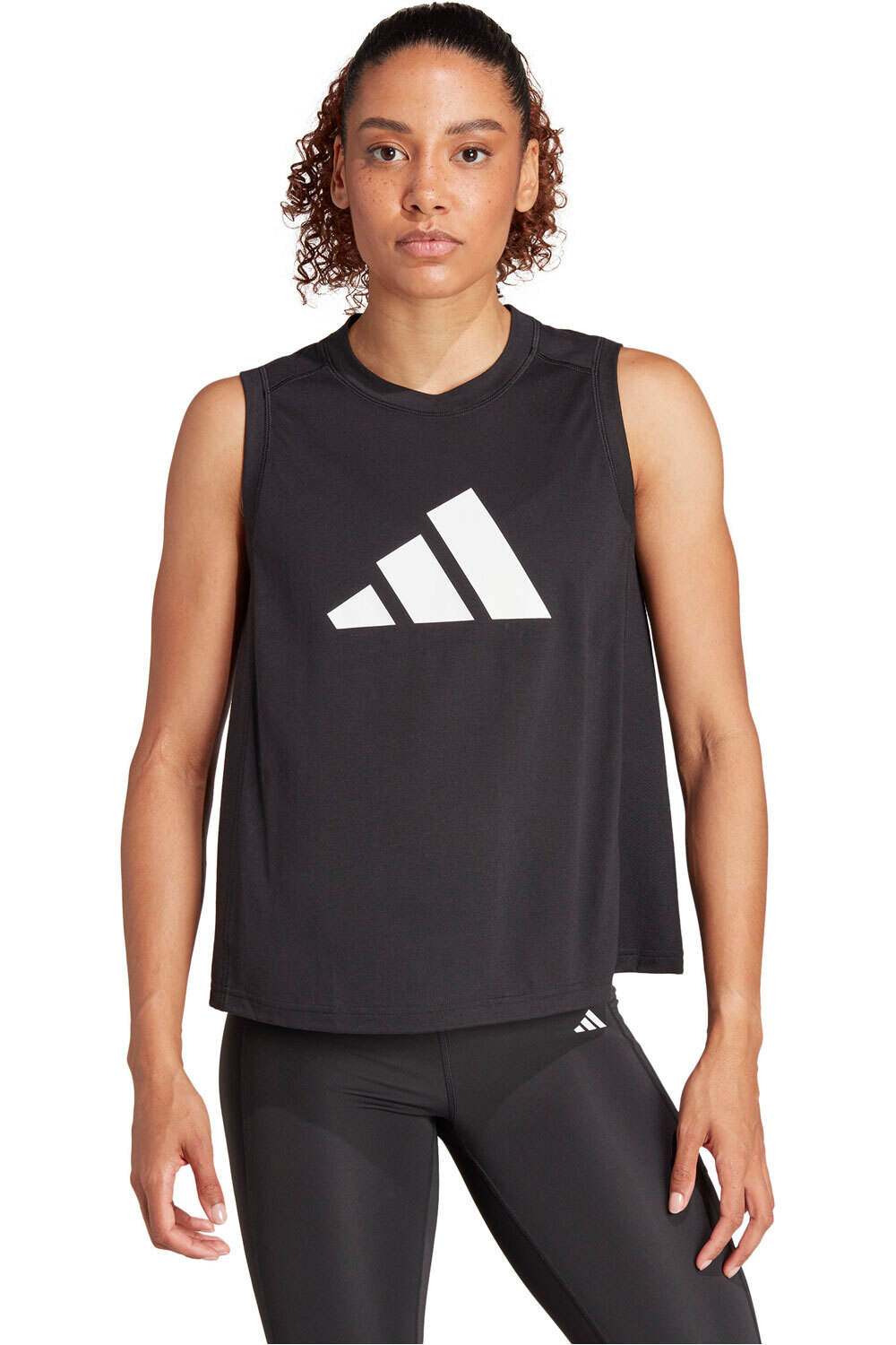 adidas camiseta tirantes fitness mujer WE LOGO TK vista frontal