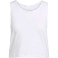 adidas camiseta tirantes fitness mujer YOGA ESSENTIALS CROPPED 04