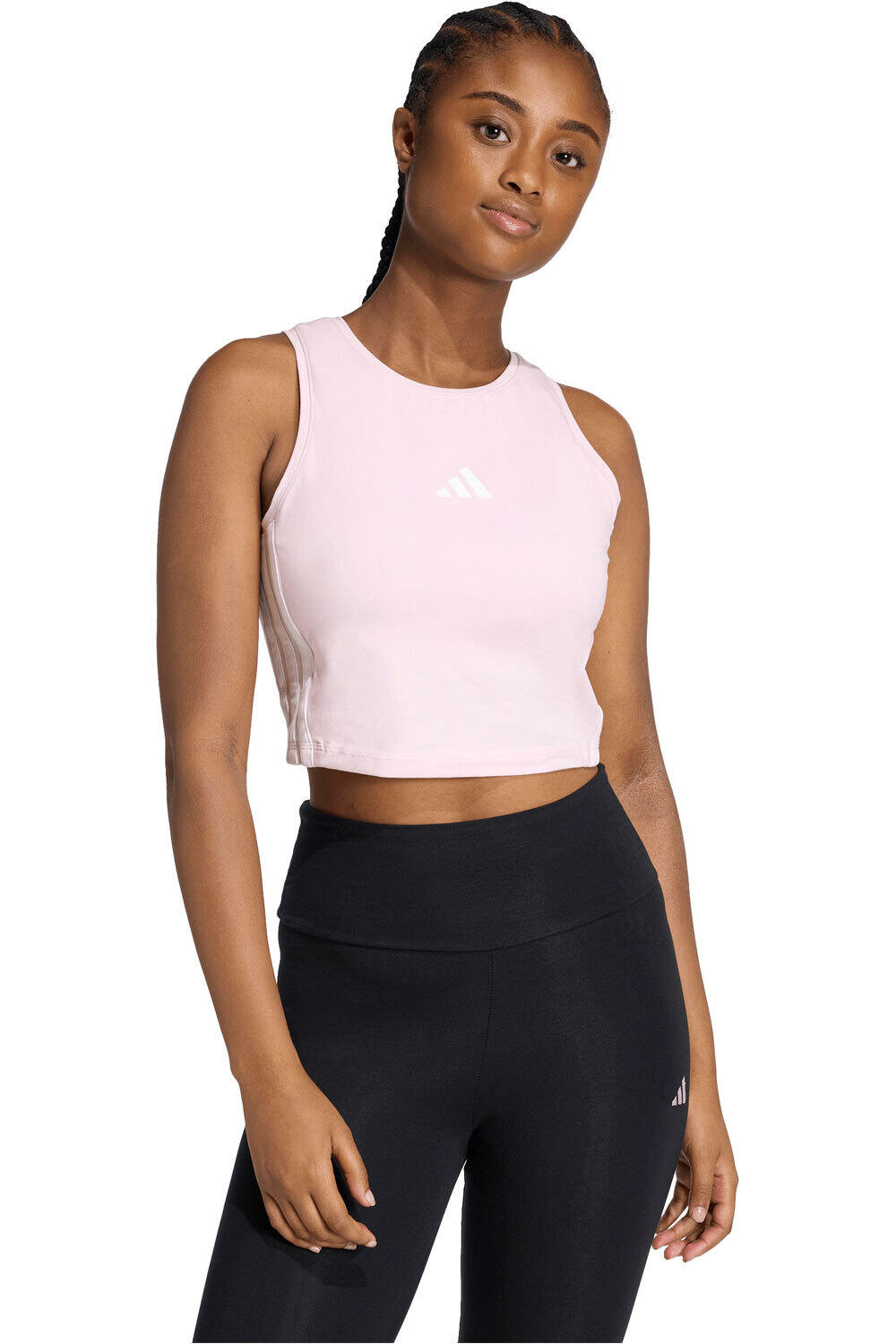 adidas camiseta tirantes mujer CAMISETA ACOLCHADA ESSENTIALS 3S vista frontal