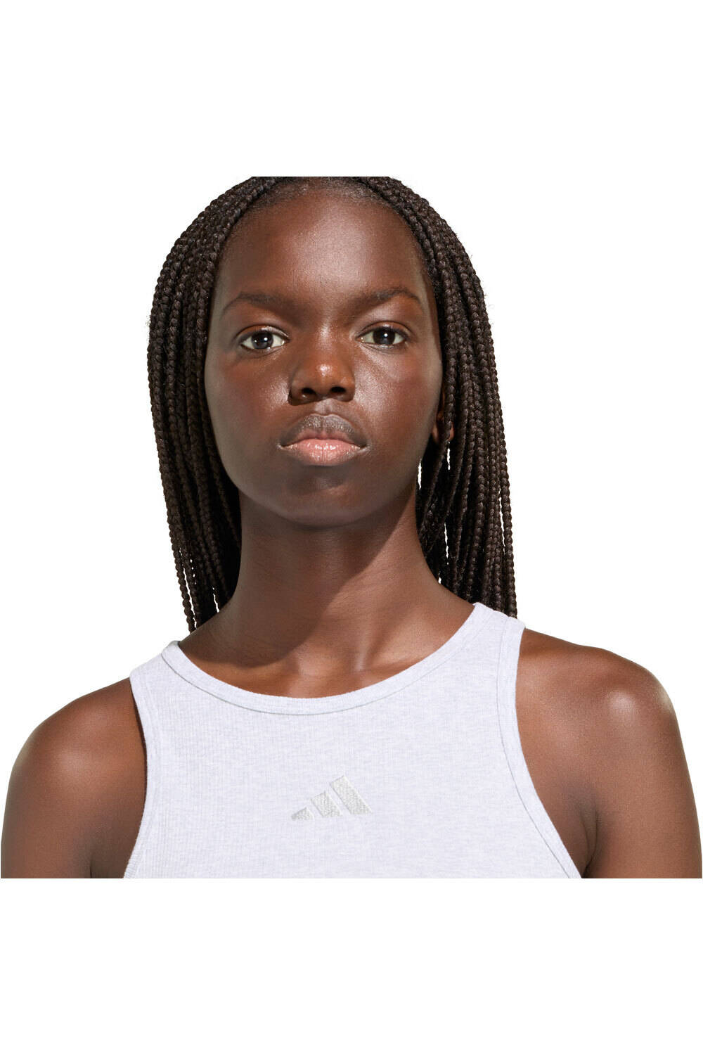adidas camiseta tirantes mujer CAMISETA TIRANTESKIT SMALL LOGO RIB vista detalle