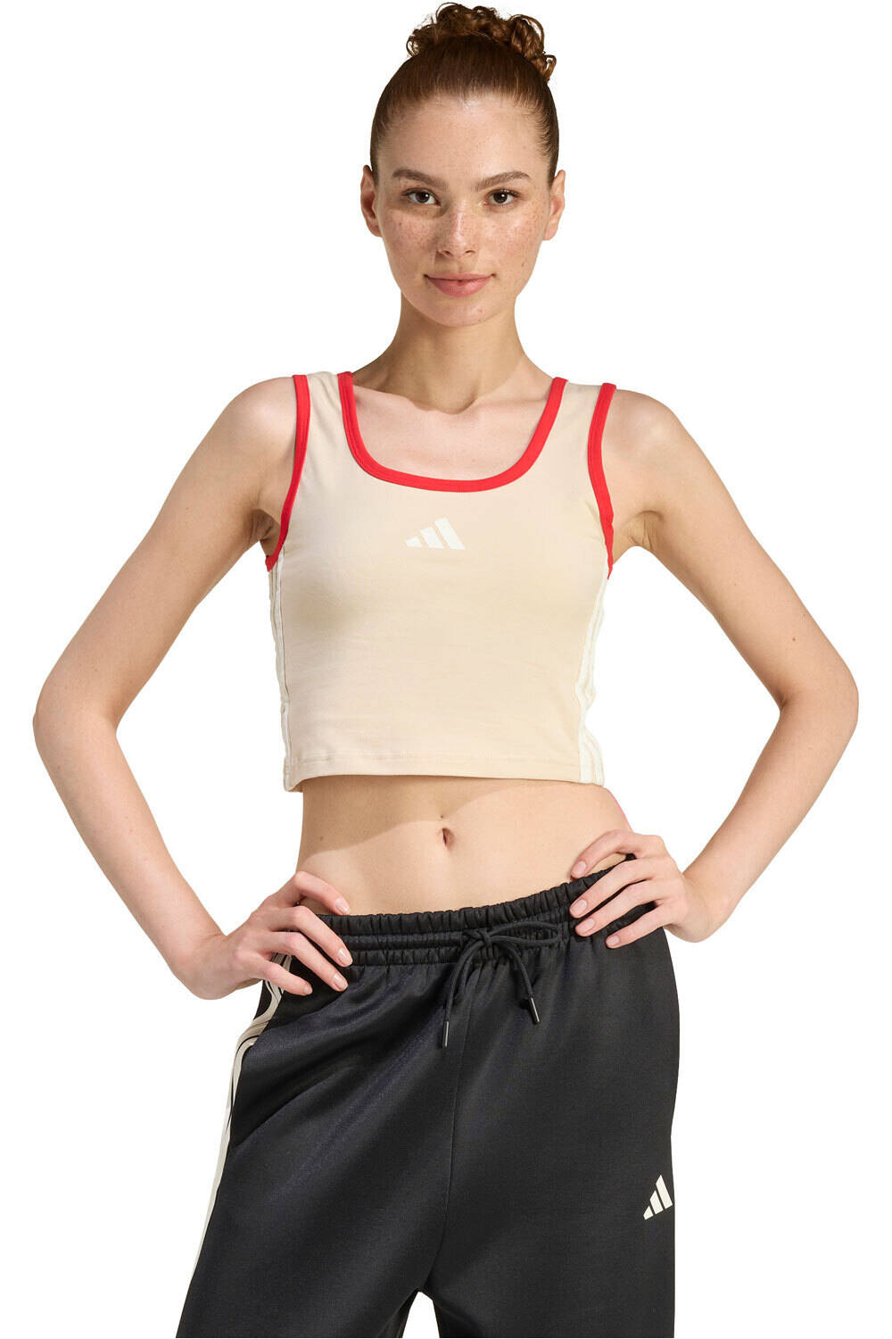 adidas camiseta tirantes mujer STADIUM vista frontal