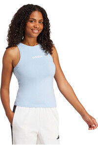 adidas camiseta tirantes mujer W LIN SJ TK vista detalle