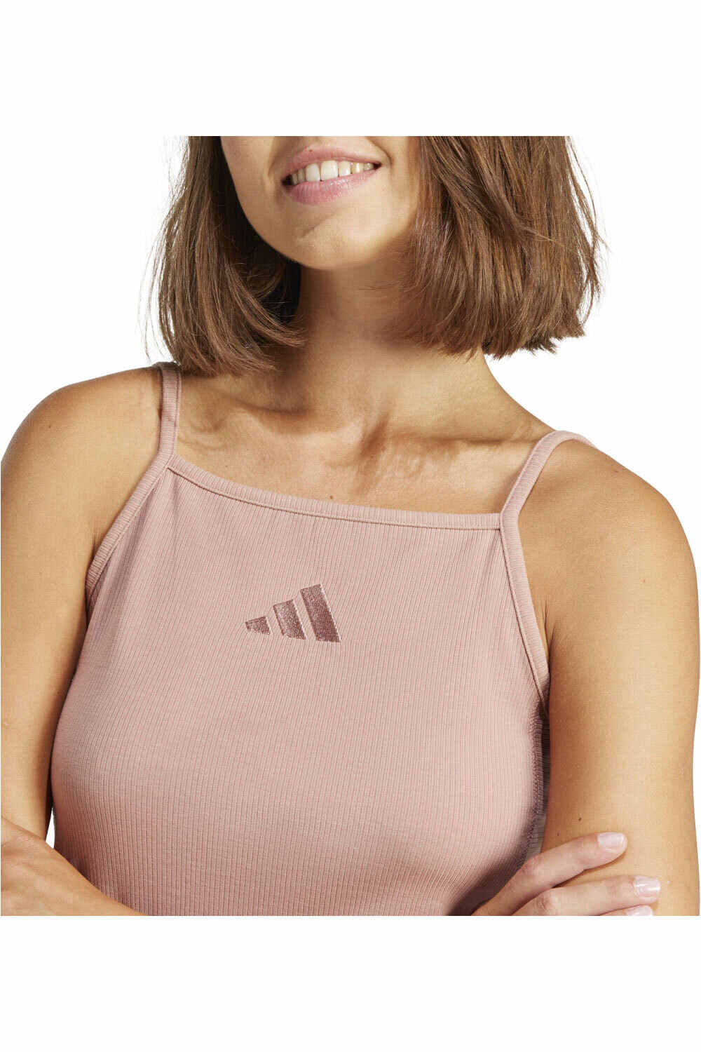 adidas camiseta tirantes mujer W RIB TOP vista detalle