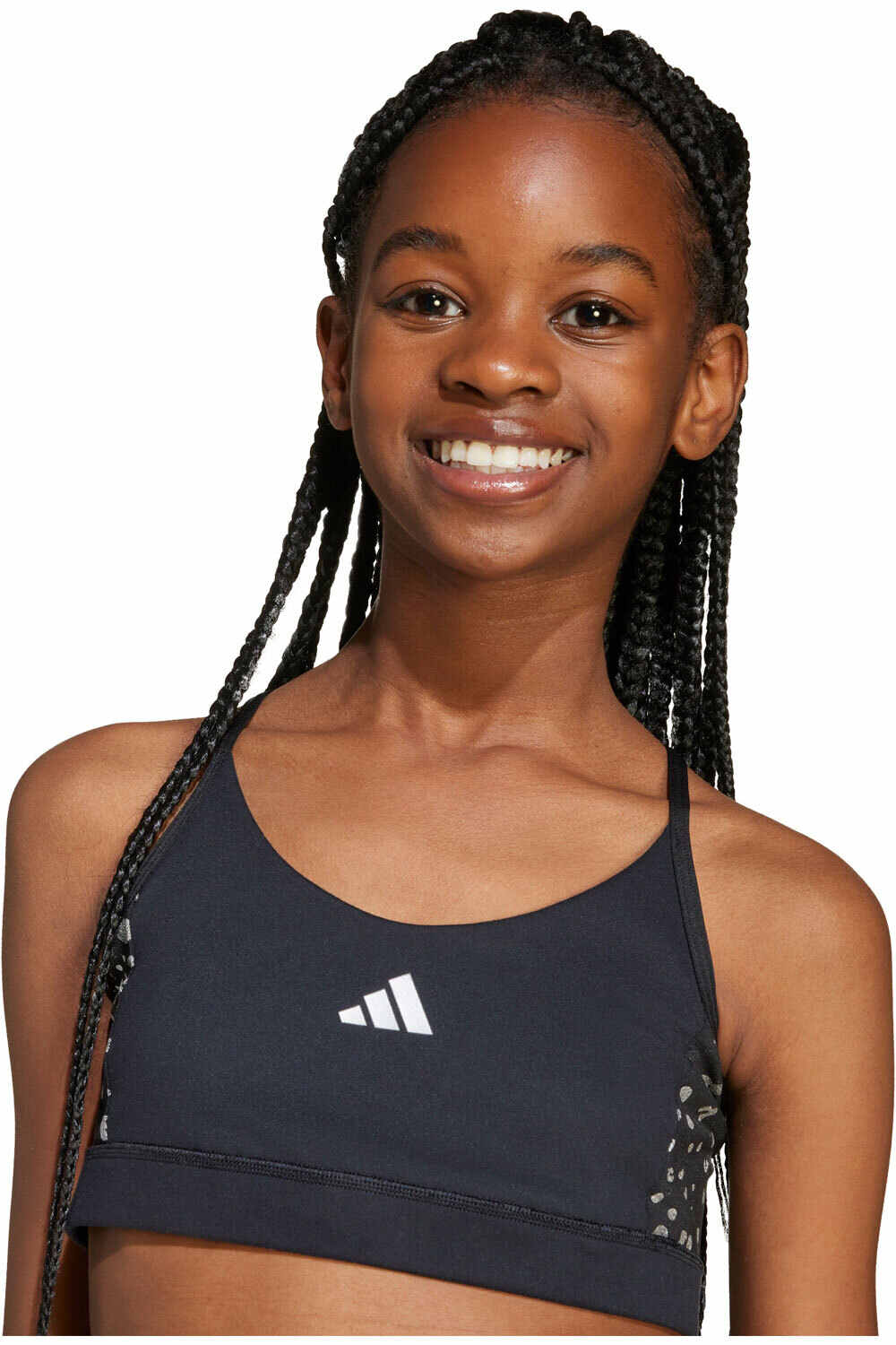 adidas camiseta tirantes niña GLAM PRINT vista detalle