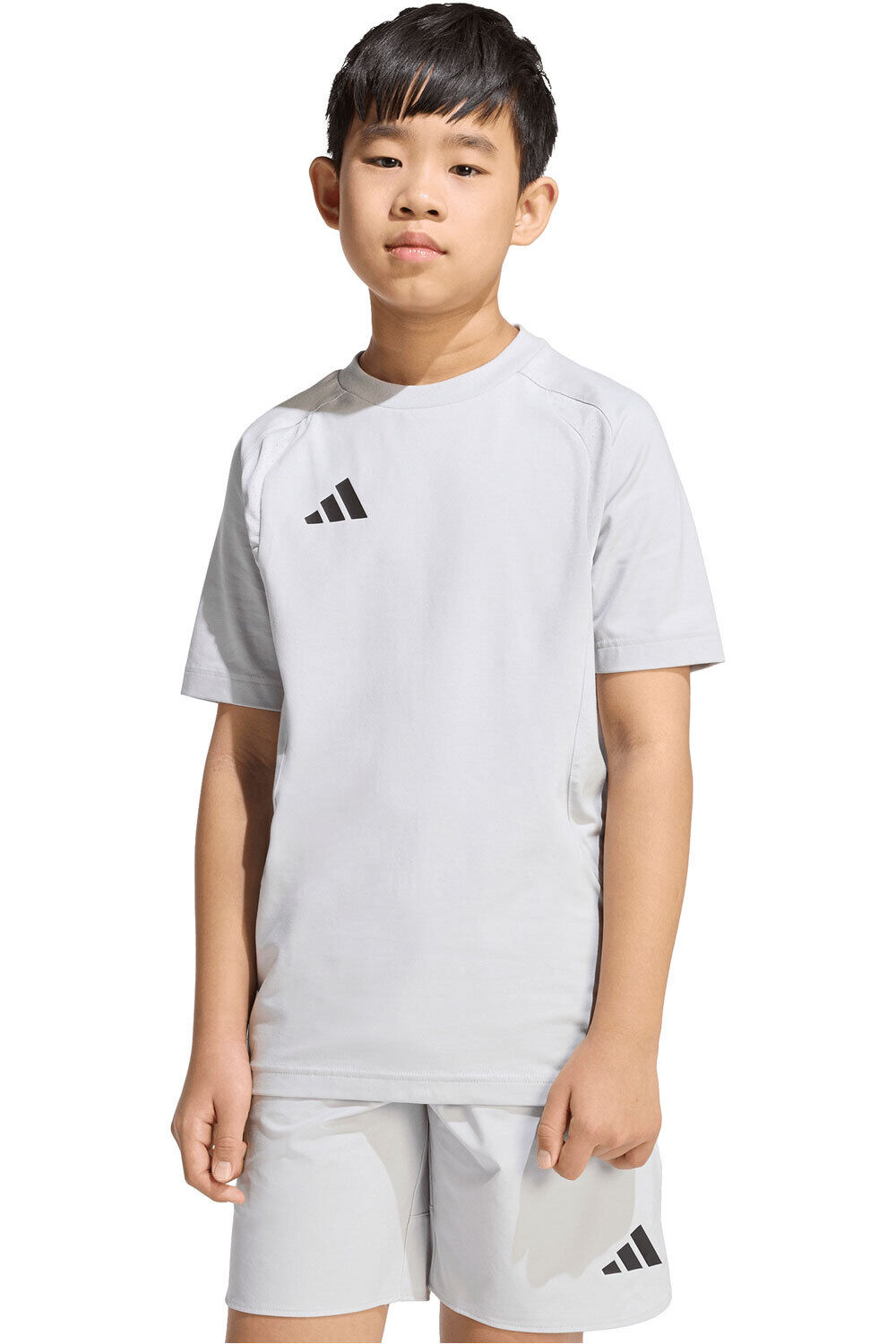 adidas camisetas entrenamiento futbol manga corta niño Camiseta Tiro Travel vista frontal