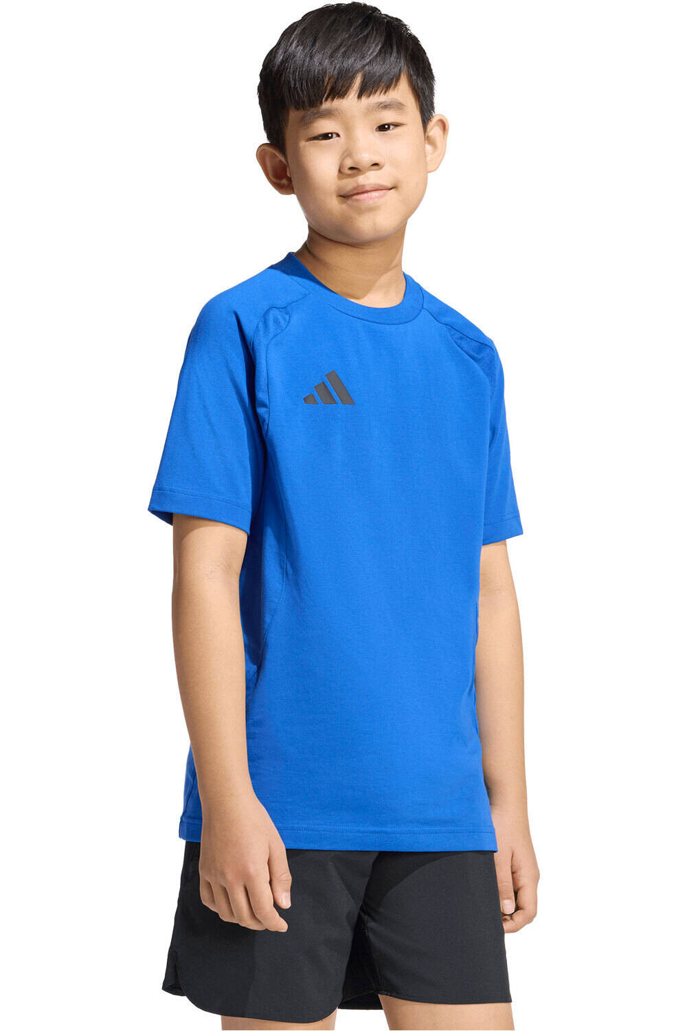 adidas camisetas entrenamiento futbol manga corta niño Camiseta Tiro Travel vista frontal