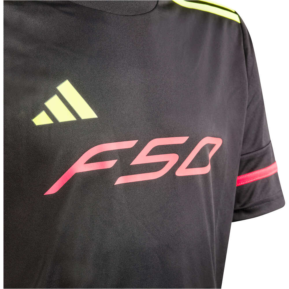 adidas camisetas entrenamiento futbol manga corta niño F50 vista detalle