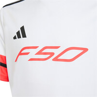 adidas camisetas entrenamiento futbol manga corta niño F50 vista detalle