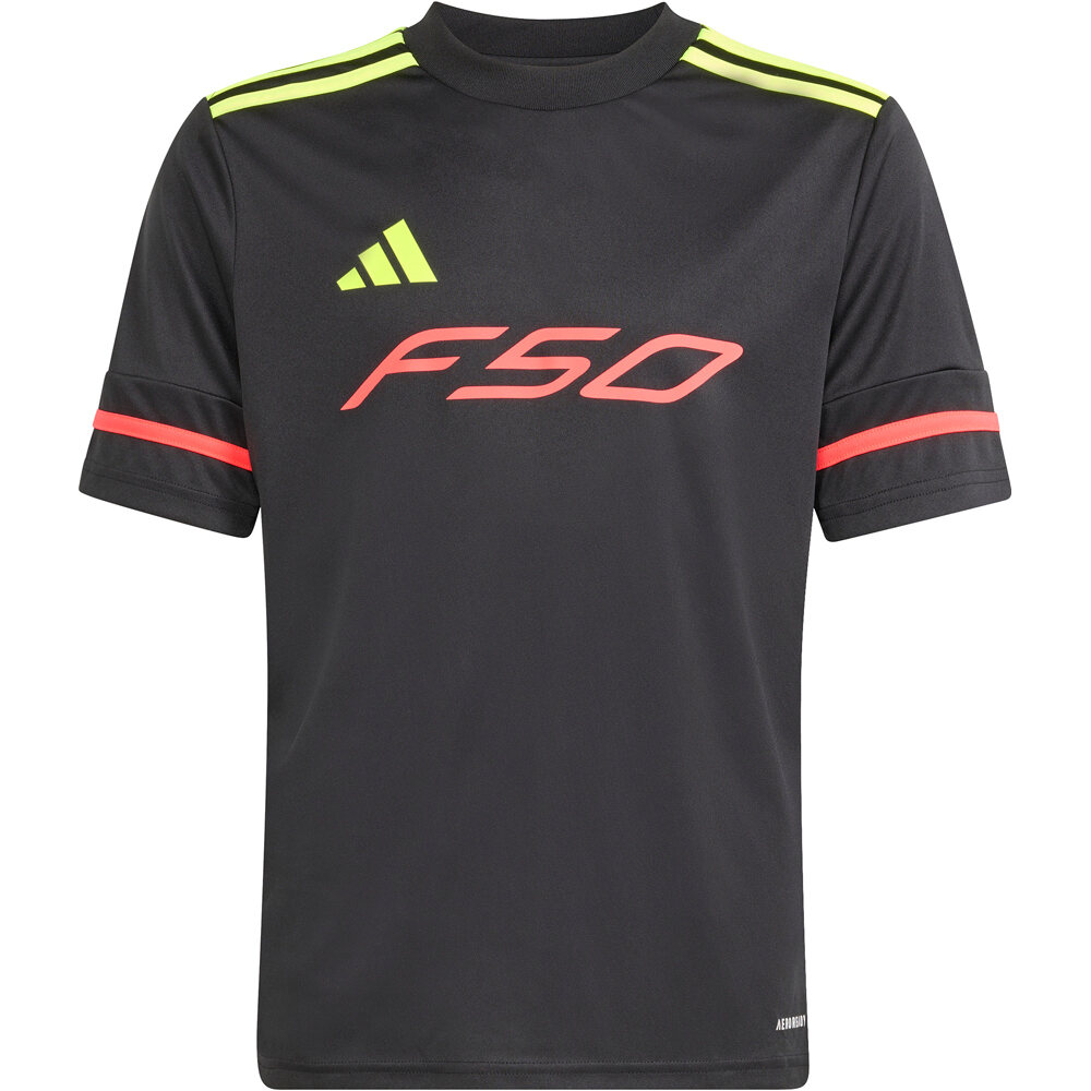 adidas camisetas entrenamiento futbol manga corta niño F50 vista frontal