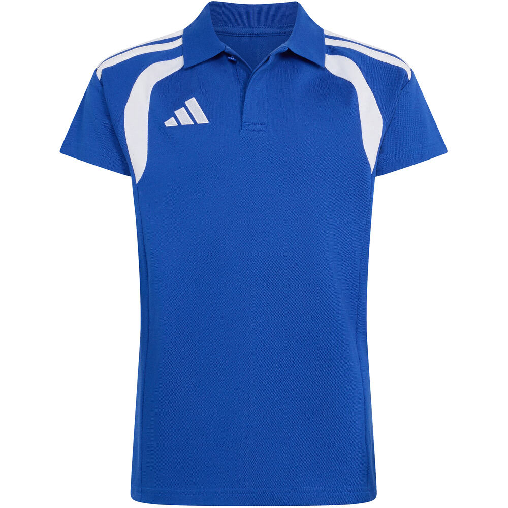 adidas camisetas entrenamiento futbol manga corta niño Polo Tiro26 League vista frontal
