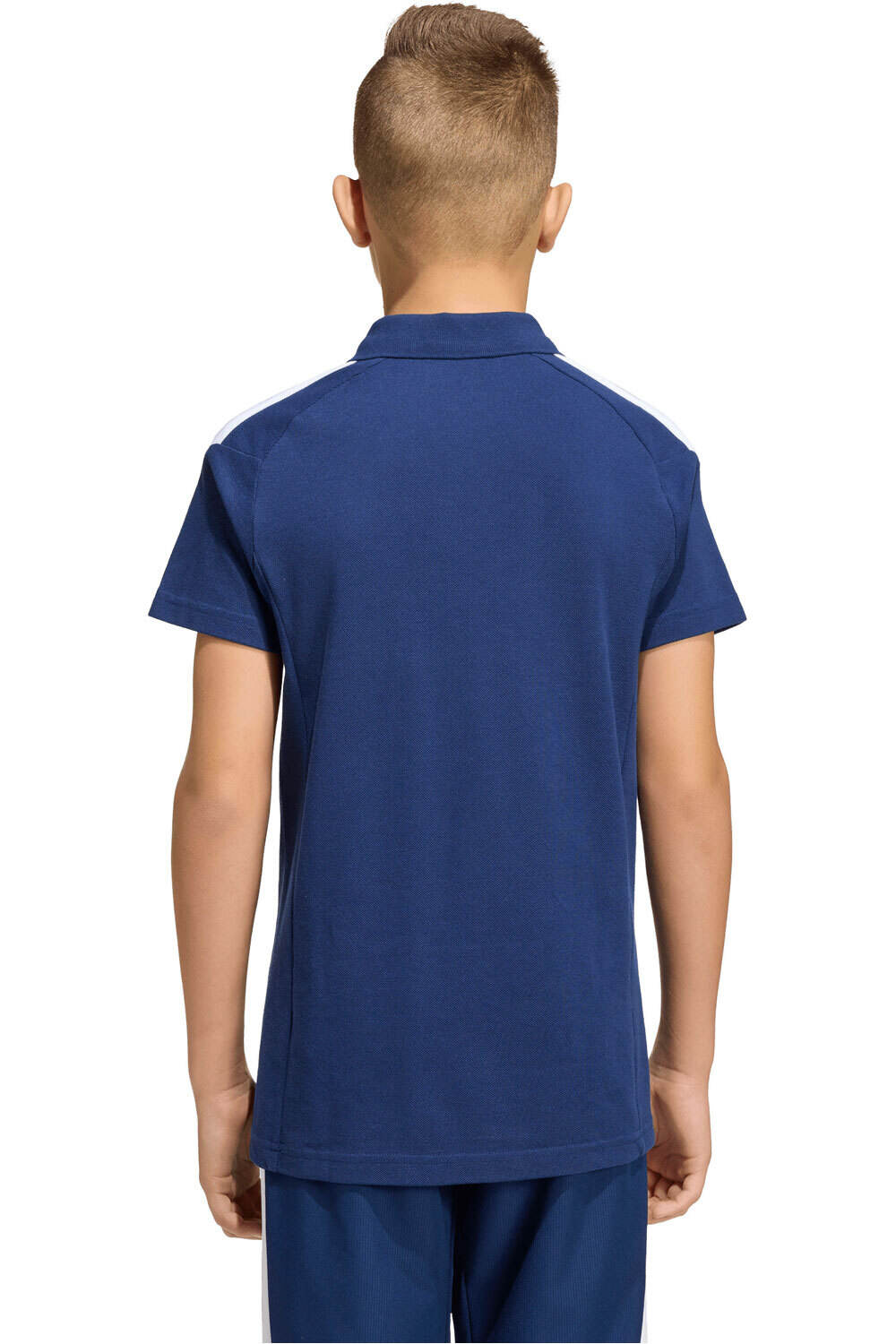 adidas camisetas entrenamiento futbol manga corta niño Polo Tiro26 League vista trasera