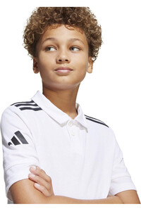 adidas camisetas entrenamiento futbol manga corta niño SQ25 C POLO Y vista detalle