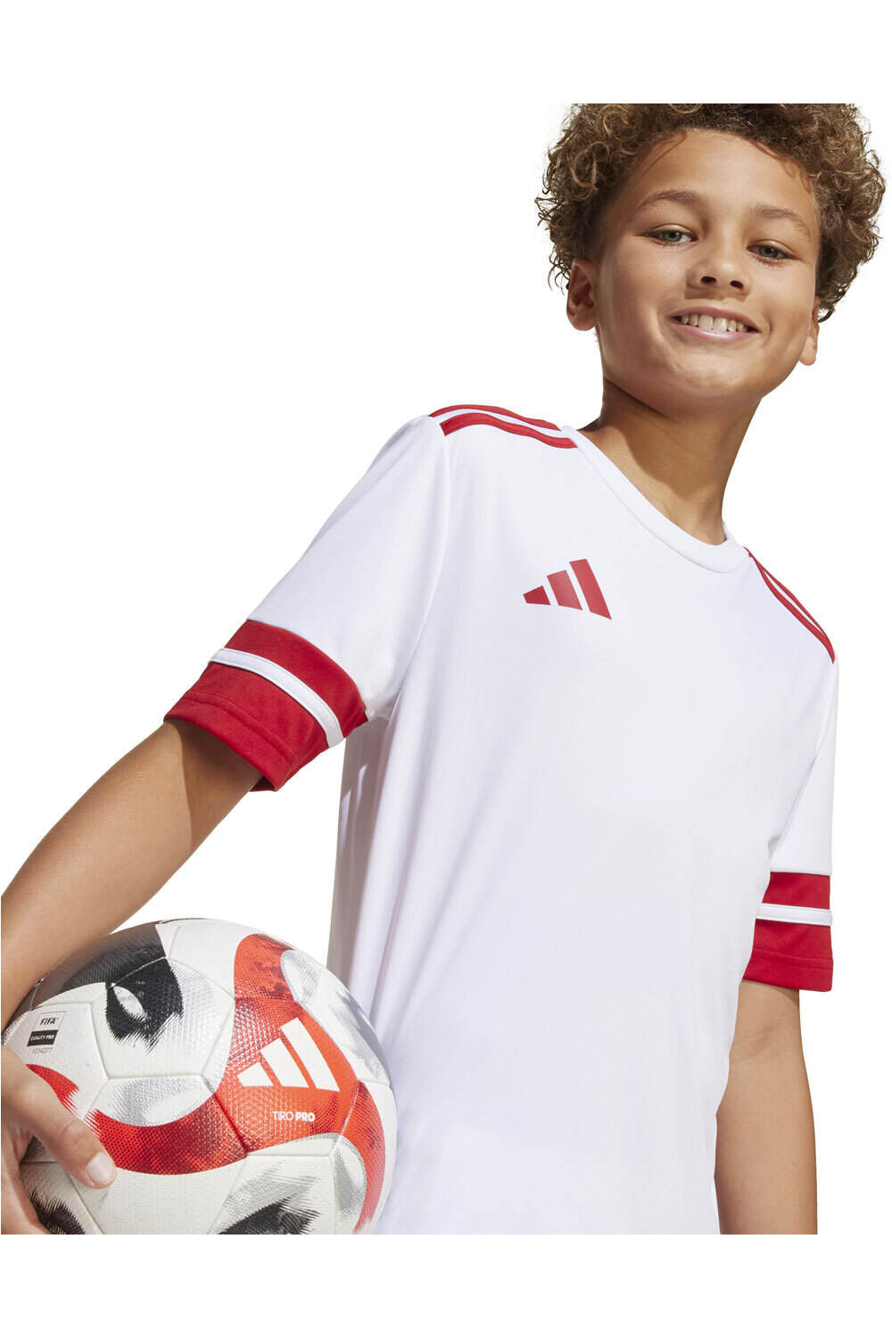 adidas camisetas entrenamiento futbol manga corta niño SQUA25 JSY Y vista detalle