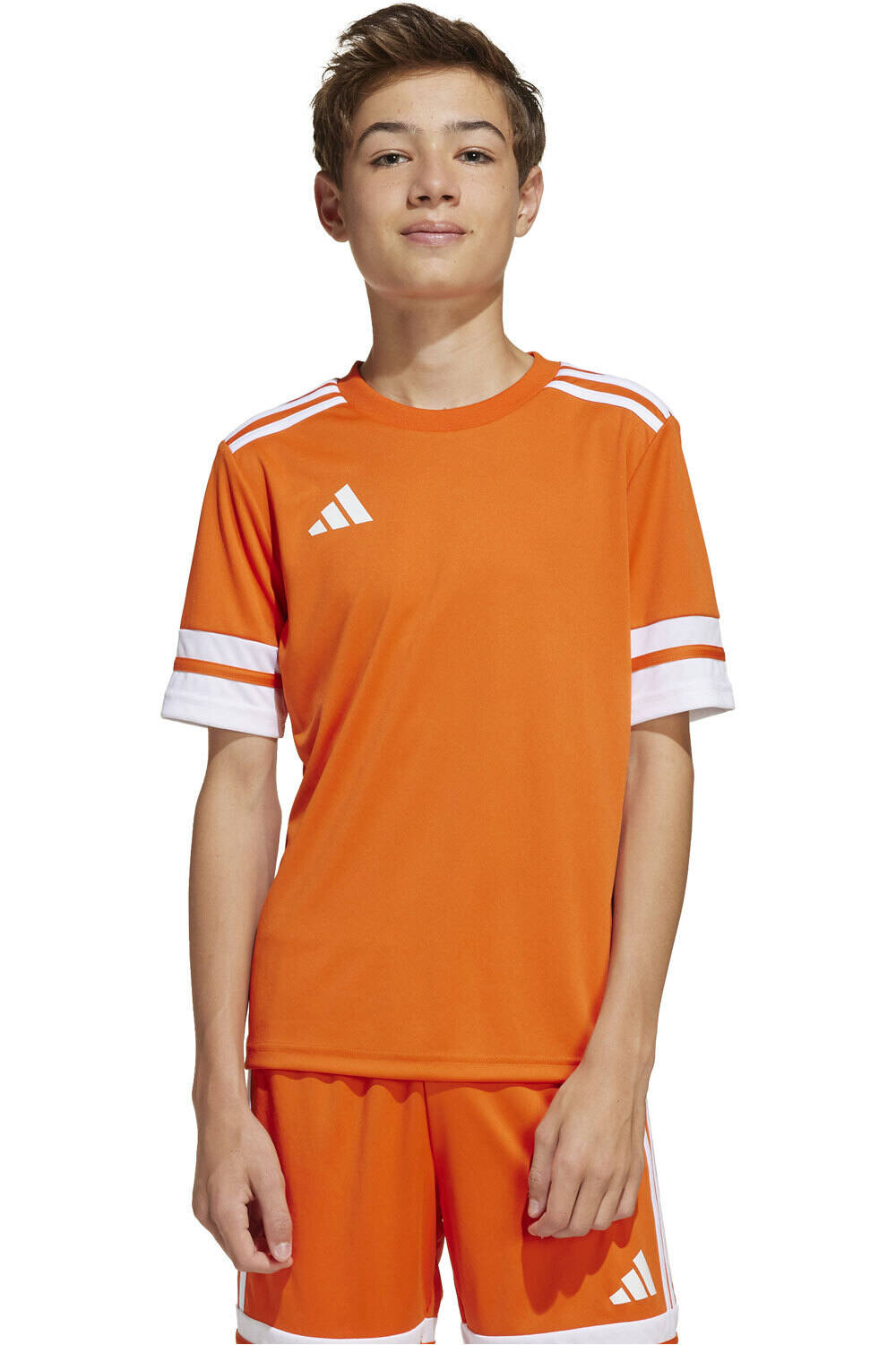 adidas camisetas entrenamiento futbol manga corta niño SQUA25 JSY Y vista frontal