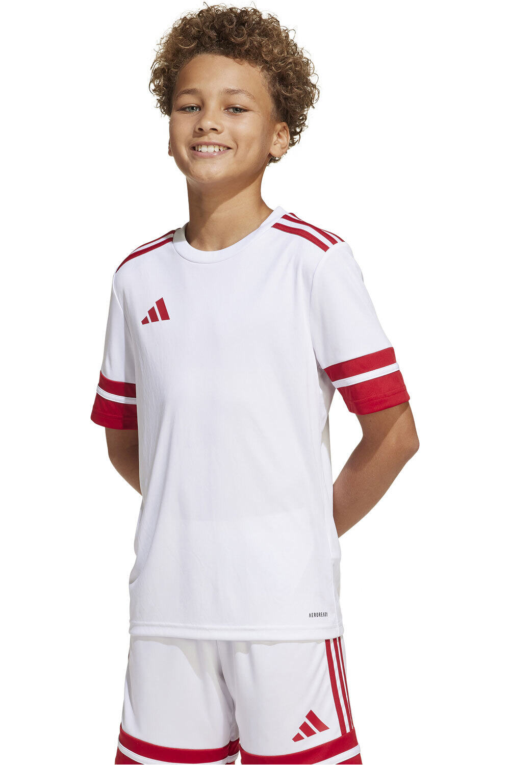 adidas camisetas entrenamiento futbol manga corta niño SQUA25 JSY Y vista frontal