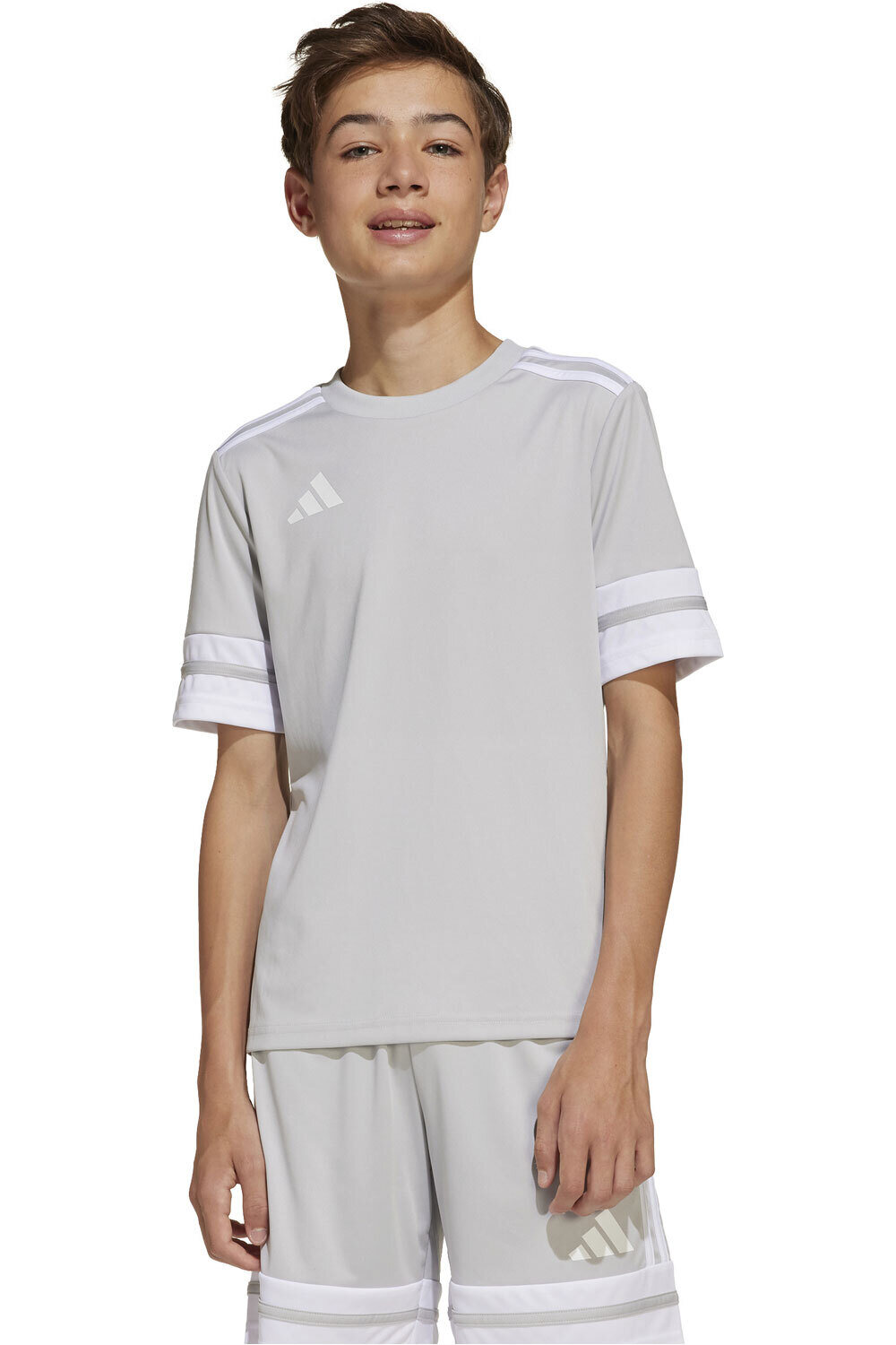 adidas camisetas entrenamiento futbol manga corta niño SQUA25 JSY Y vista frontal