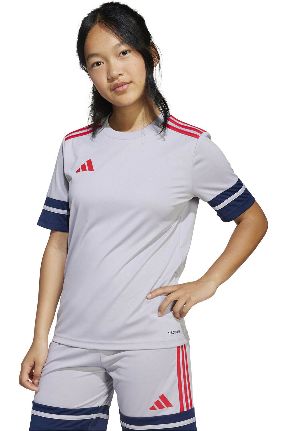 adidas camisetas entrenamiento futbol manga corta niño SQUA25 JSY Y vista frontal