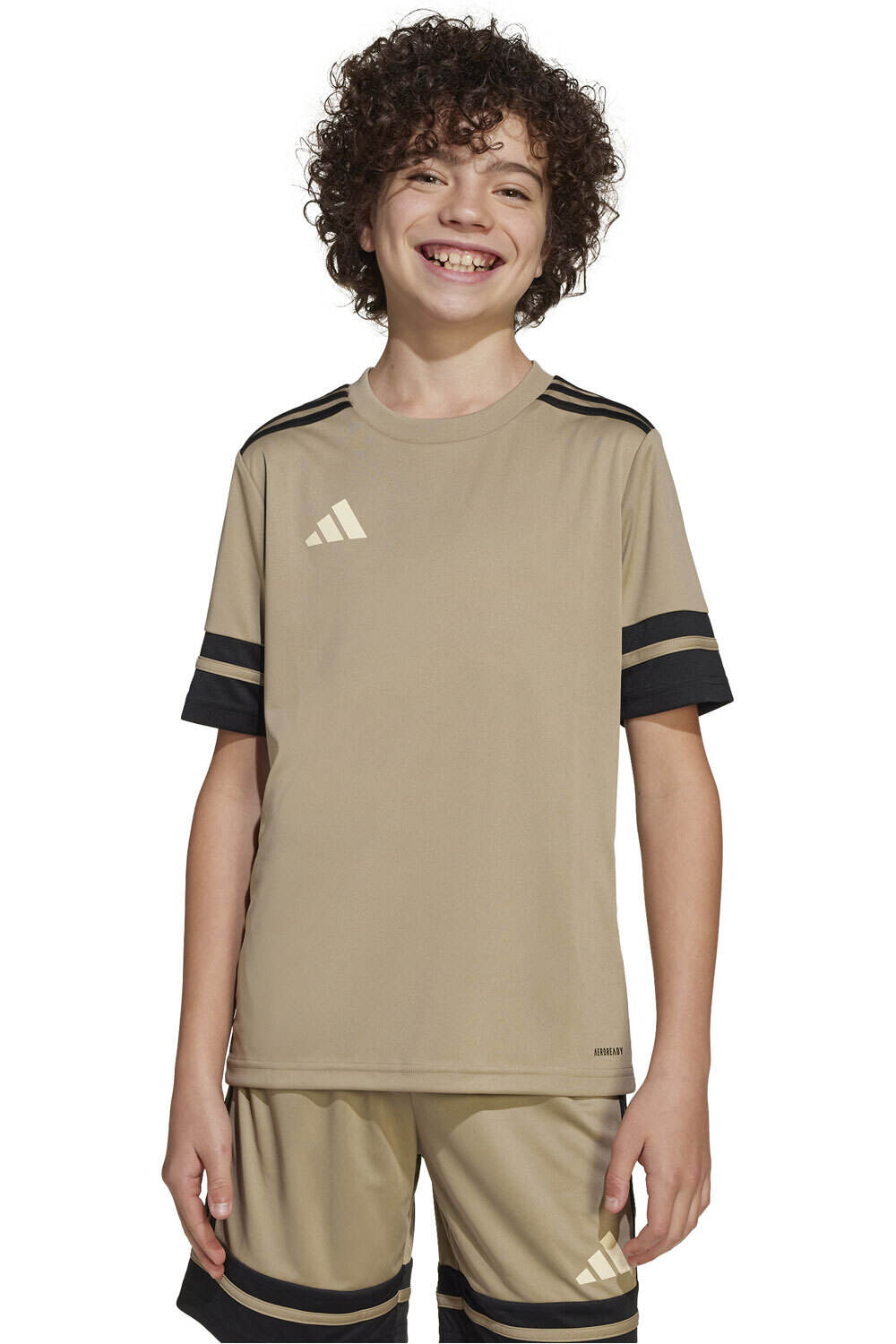 adidas camisetas entrenamiento futbol manga corta niño SQUA25 JSY Y vista frontal