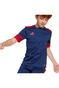 adidas camisetas entrenamiento futbol manga corta niño SQUADRA25 vista detalle