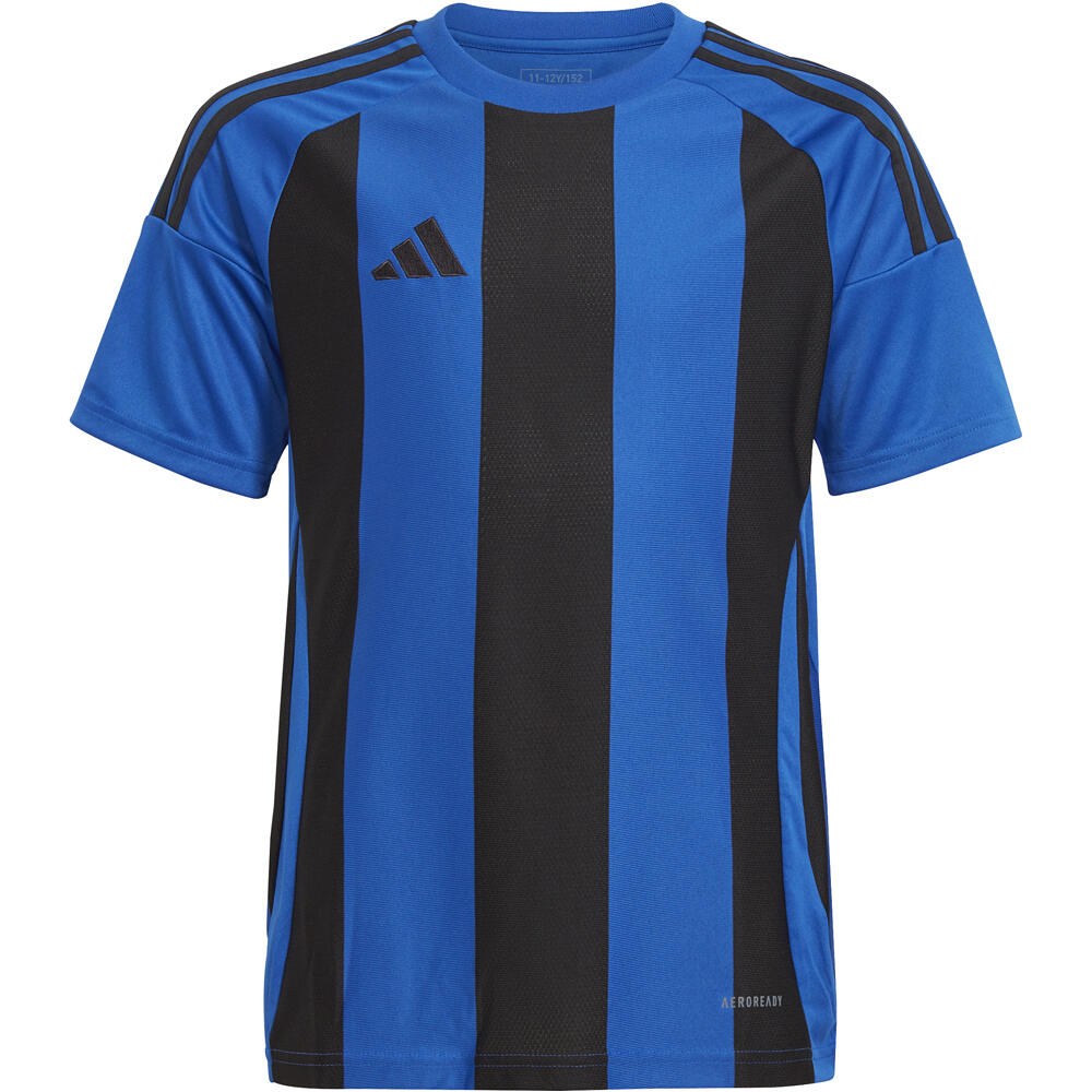 adidas camisetas entrenamiento futbol manga corta niño STRIPED 24 JSYY vista frontal
