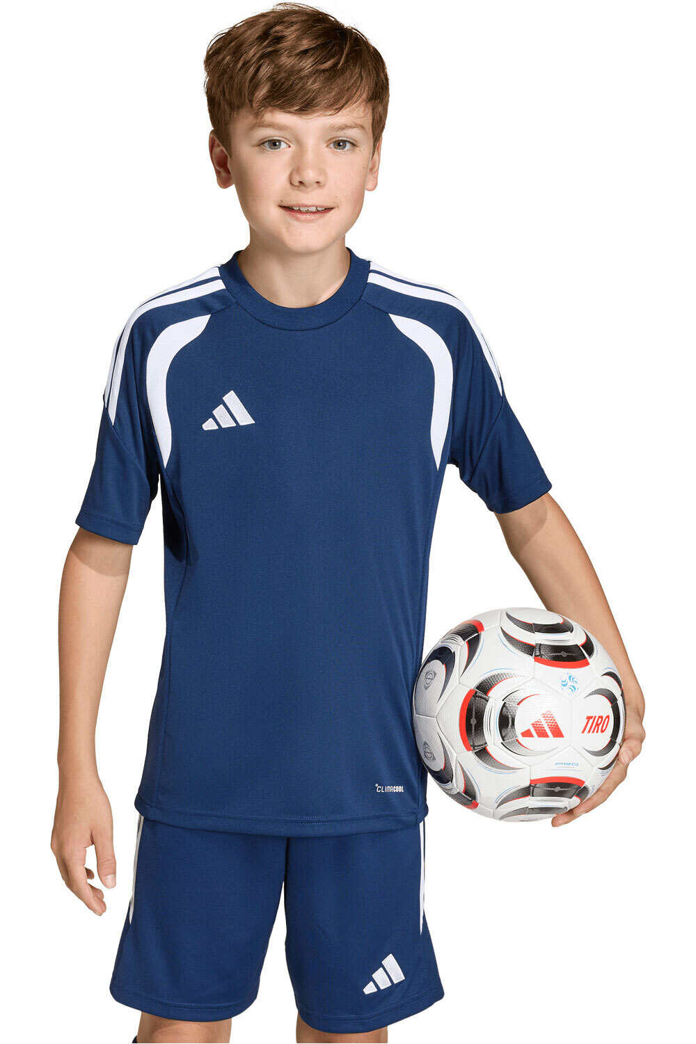 adidas camisetas entrenamiento futbol manga corta niño TIRO26 LEAGUE vista frontal