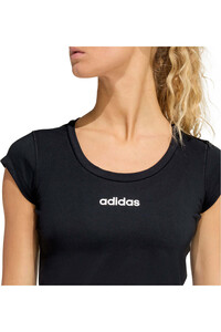 adidas camisetas fitness mujer CORTA HYPERGLAM vista detalle