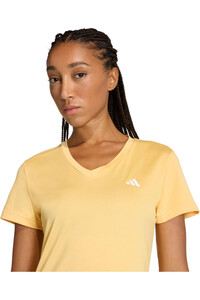 adidas camisetas fitness mujer CUELLO PICO ESSENTIALS vista detalle