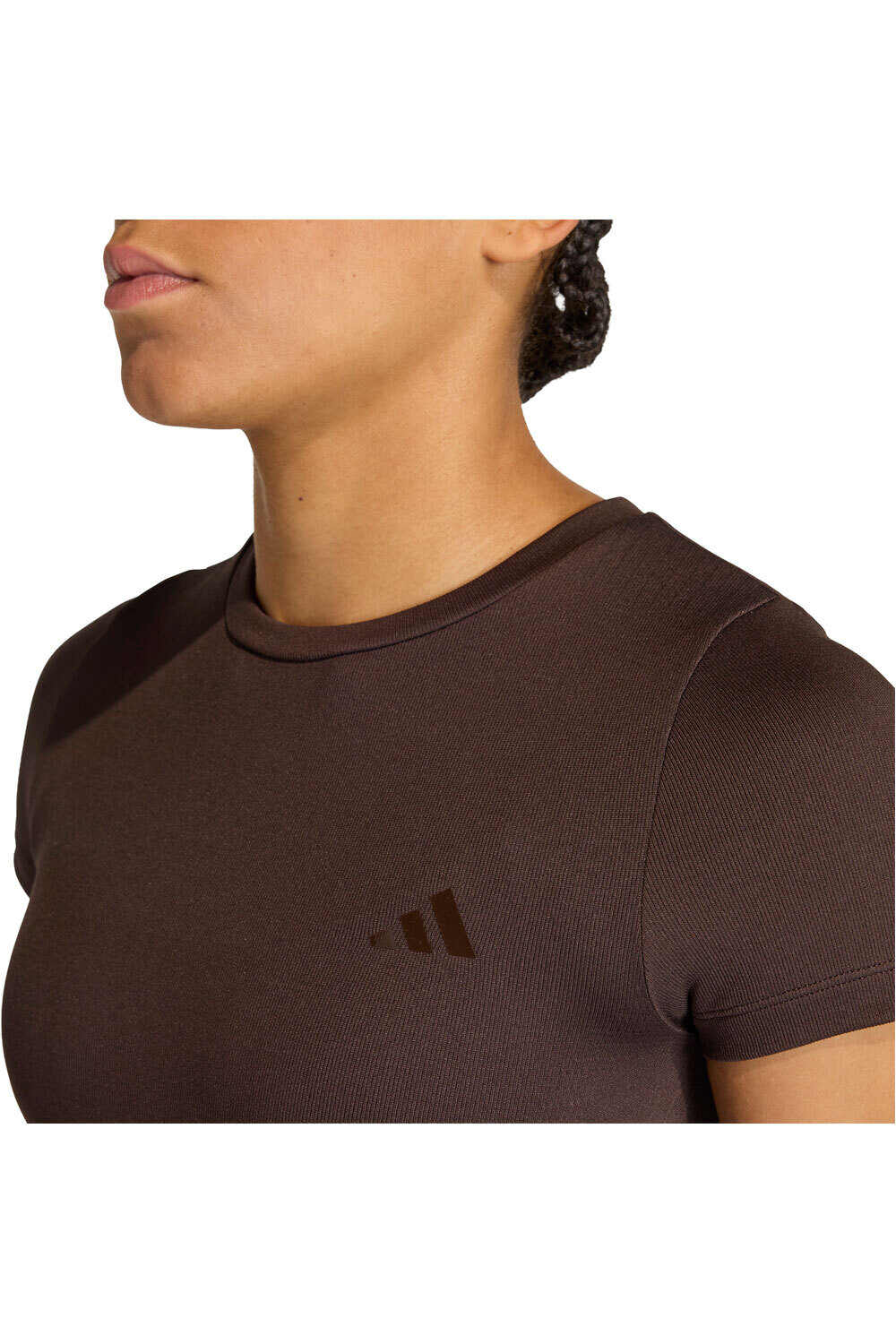 adidas camisetas fitness mujer ESSENTIALS KNIT vista detalle