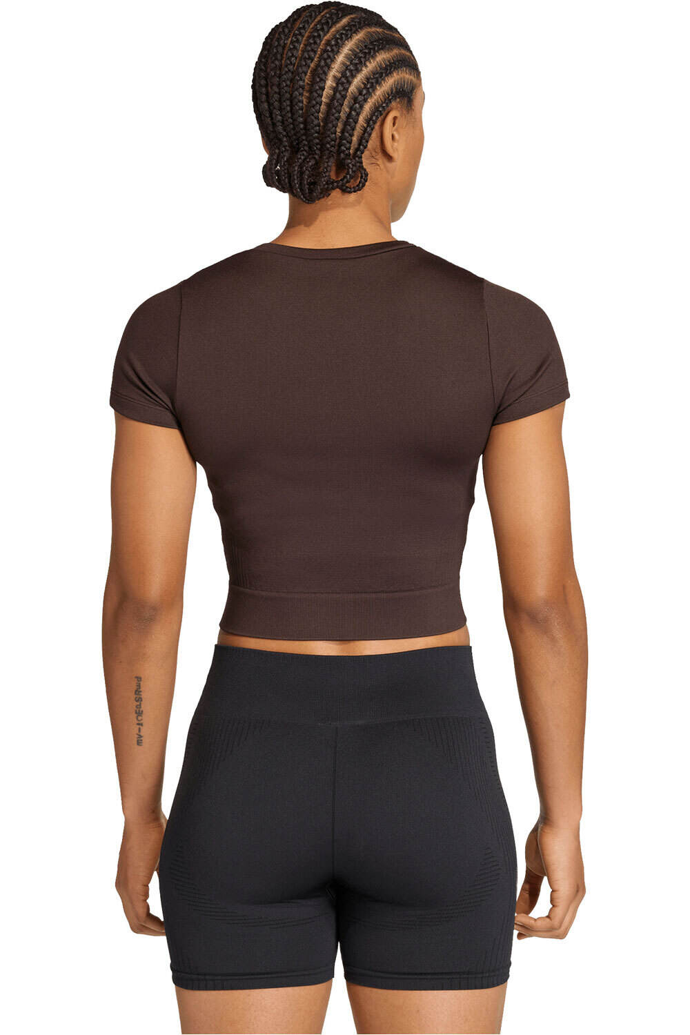 adidas camisetas fitness mujer ESSENTIALS KNIT vista trasera