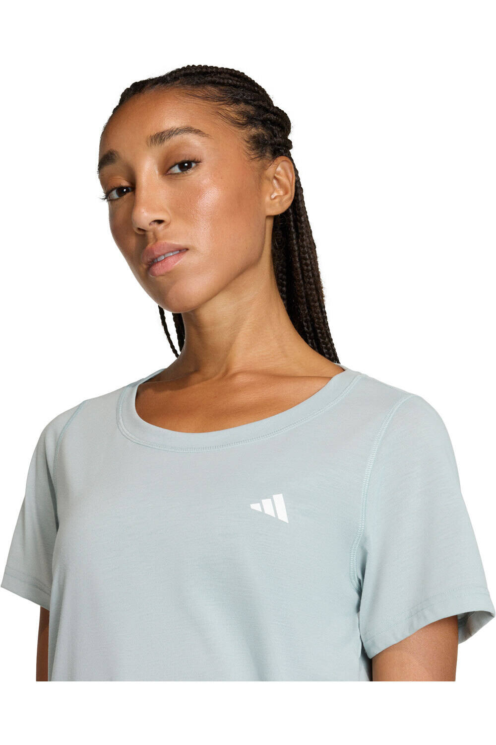 adidas camisetas fitness mujer ESSENTIALS MINIMAL vista detalle