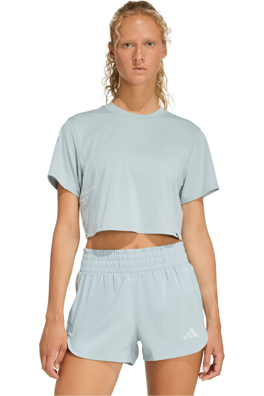 adidas camisetas fitness mujer GRFICA CLIMACOOL PRIMELIFT TRAINING vista frontal