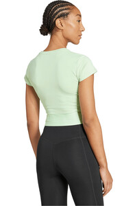 adidas camisetas fitness mujer HYPERGLAM RIB vista trasera
