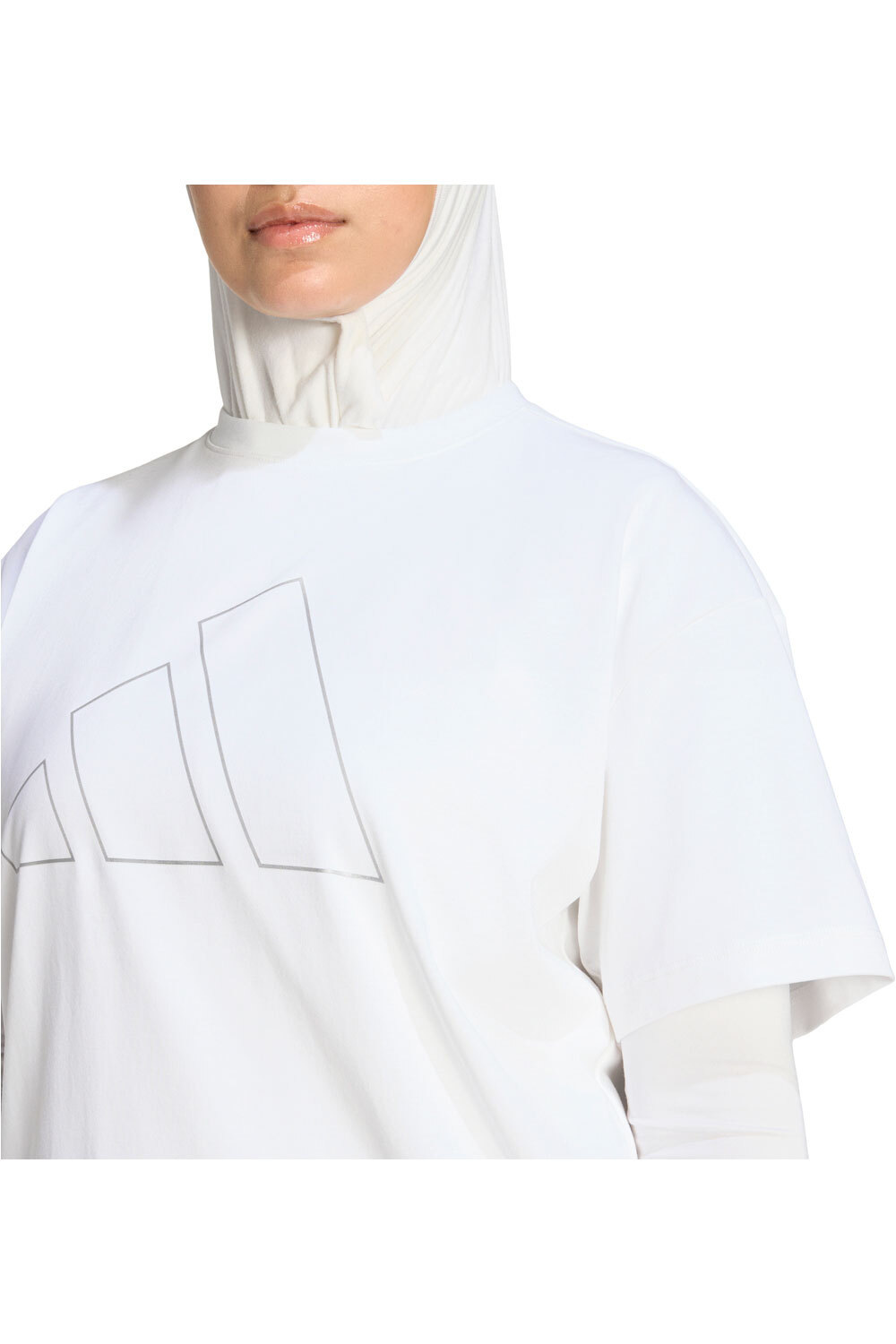 adidas camisetas fitness mujer LOGOTIPO GIGANTE POWER ESSENTIALS 03