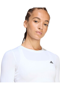 adidas camisetas fitness mujer POWER ESSENTIALS CONTOUR vista detalle